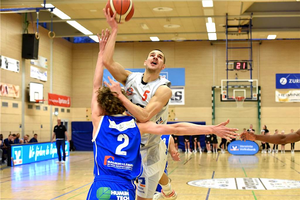 1. Regionalliga, Play-off-Viertelfinale, Spiel 1: BSV Münsterland Baskets Wulfen - NEW Elephants Grevenbroich 91:78 (46:40)