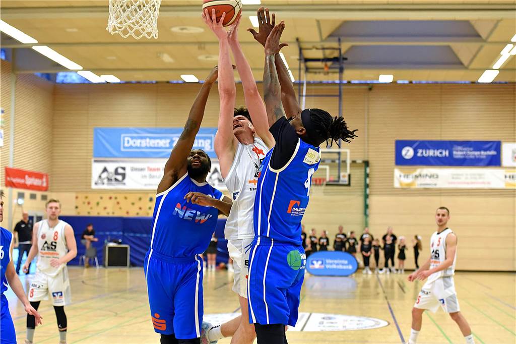1. Regionalliga, Play-off-Viertelfinale, Spiel 1: BSV Münsterland Baskets Wulfen - NEW Elephants Grevenbroich 91:78 (46:40)