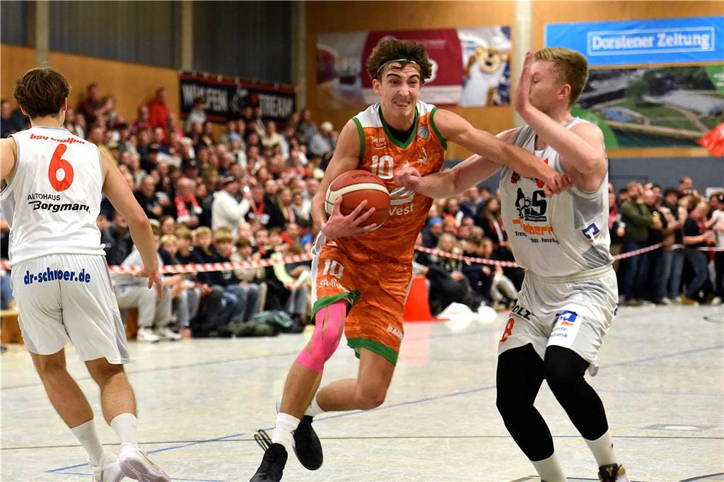 1. Regionalliga West, BG Dorsten - BSV Münsterland Baskets Wulfen 92:84 (47:51), 23. November 2024
