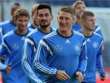 113 Mal hat Bastian Schweinsteiger bereits für die deutsche Fußball-Nationalmannschaft gespielt. Foto: Federico Gambarini