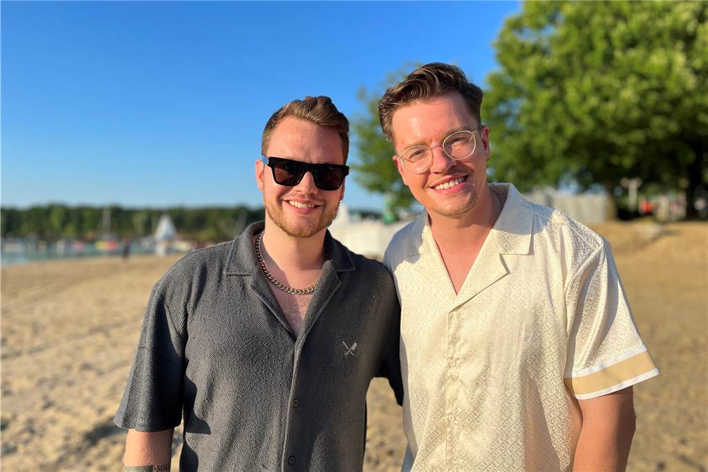 12.500 Leute feierten ausgelassen beim Sunset Beach Festival 2023 in Haltern am See.