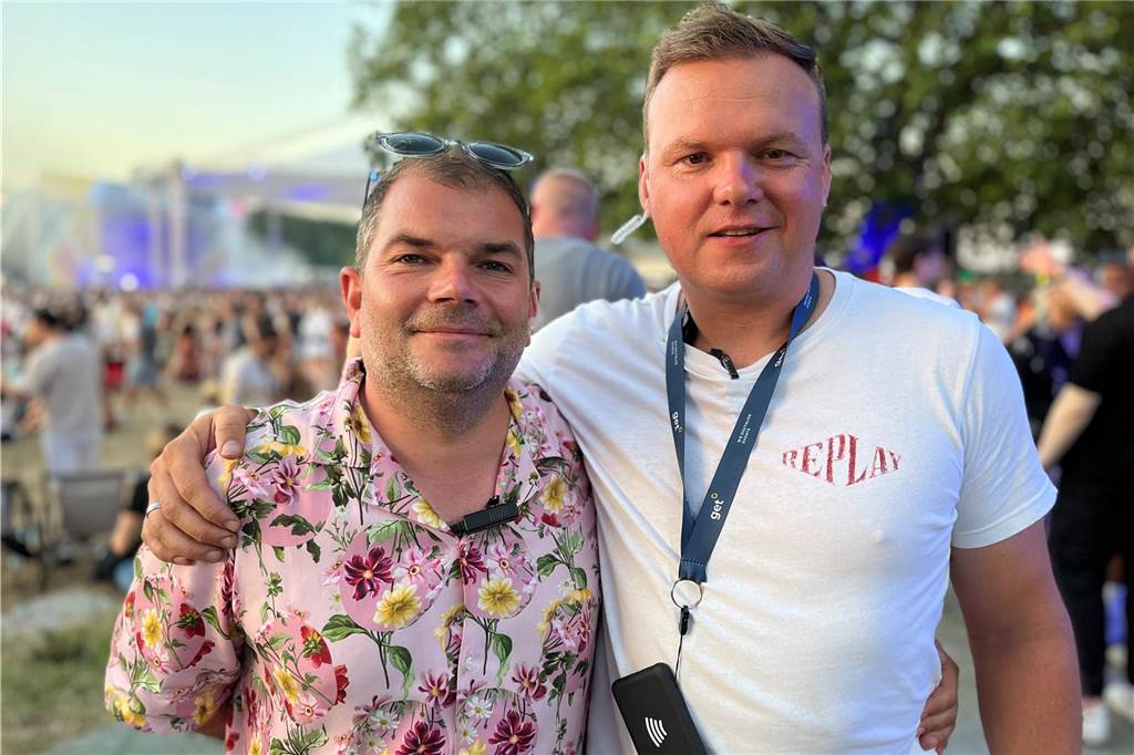 12.500 Leute feierten ausgelassen beim Sunset Beach Festival 2023 in Haltern am See.