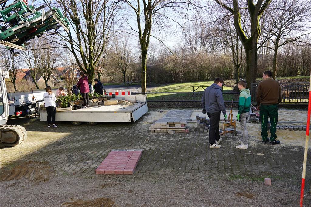 Das Außengelände der Profilschule.