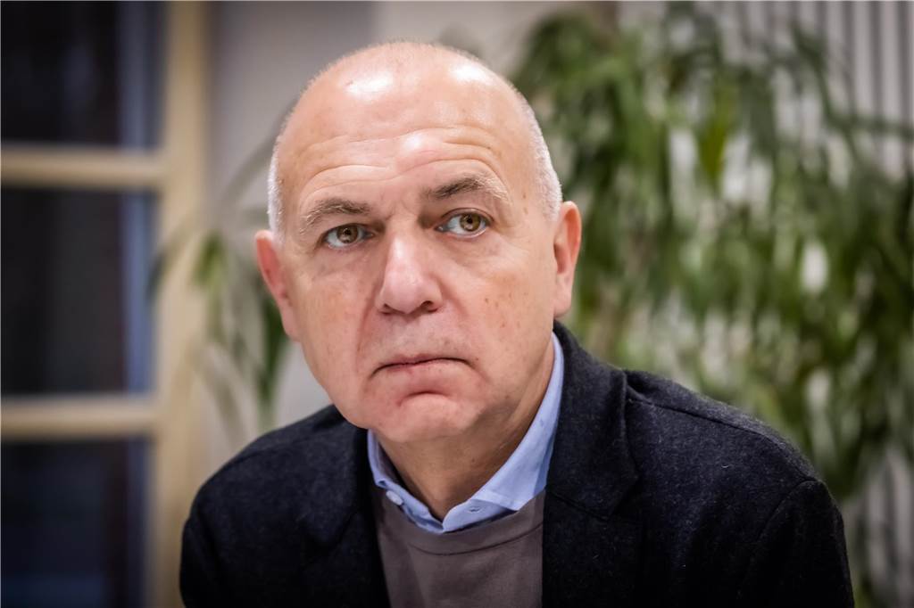 Bernd Neuendorf über Gewalt im Amateurfußball: DFB-Präsident mit klarer Forderung und einem Wunsch 13.02.2023 Dortmund City - Poschmann Pils u Poehler Talk im Biercafe West mit DFB Praesident Bernd Neunendorf - Sabine Poschmann - Foto Stephan Schuetze