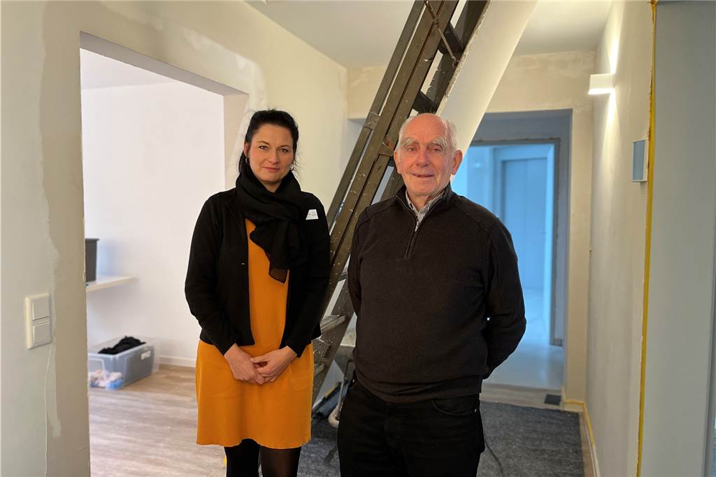 Marion Otremba, Hospiz Schwerte, und Klaus Pannott