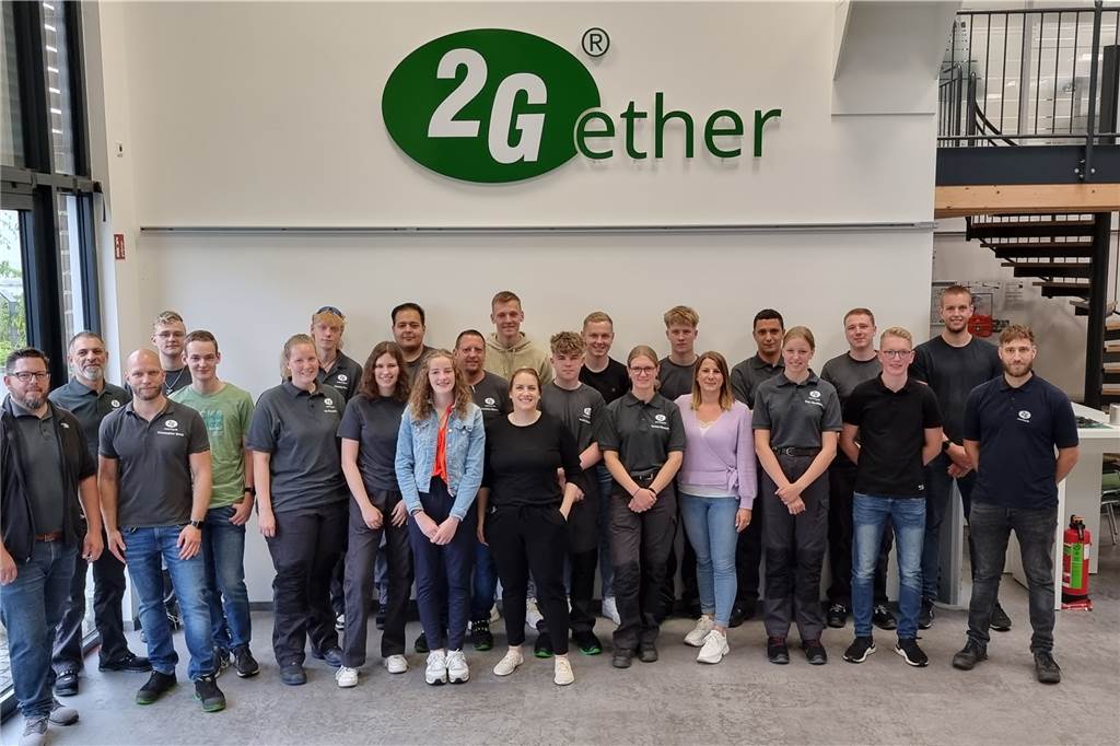 17 neue Auszubildende sind am 1. August bei 2G an den Start gegangen.