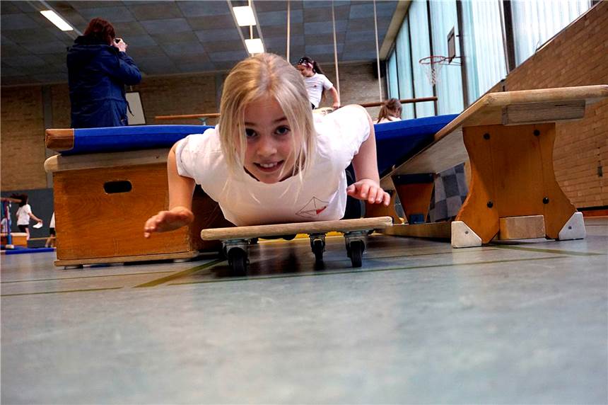 180 Schüler wirbelten am Freitag durch die Turnhalle.