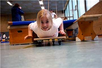 180 Schüler wirbelten am Freitag durch die Turnhalle.