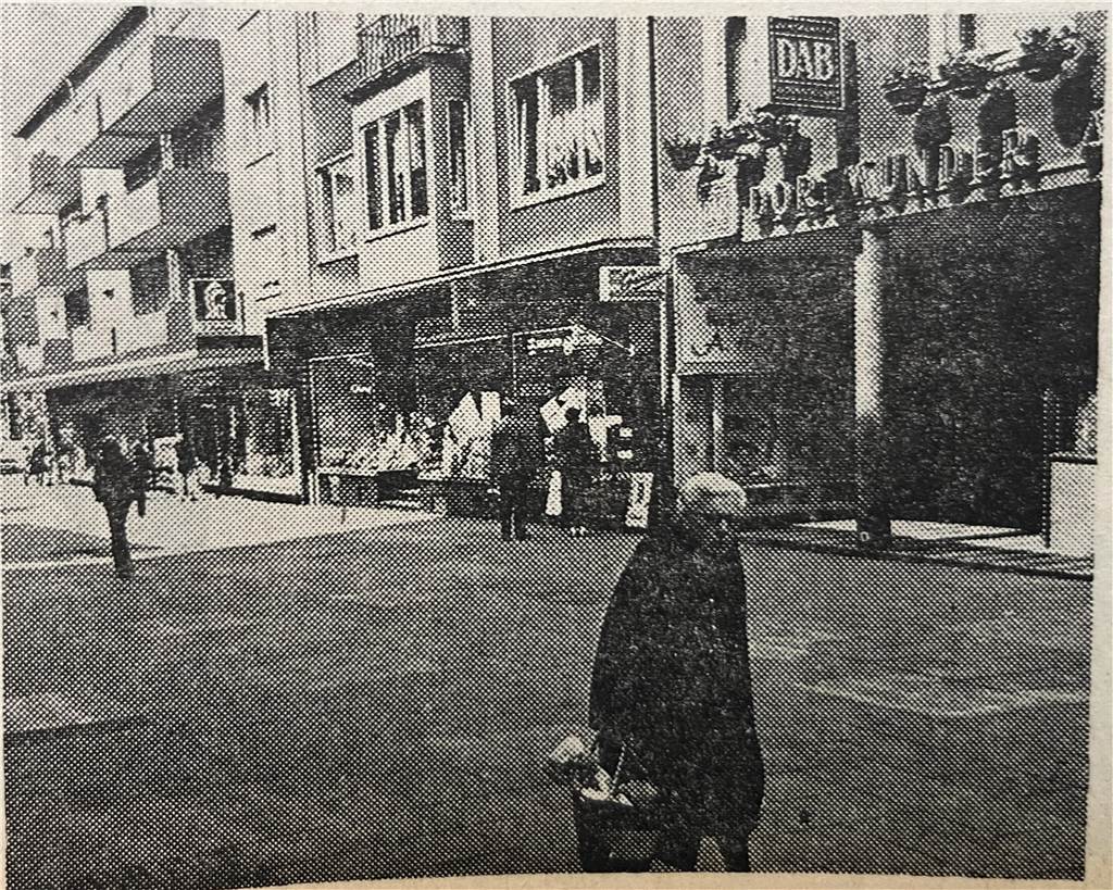 XXX 1973 sieht die Münsterstraße völlig anders aus als noch 20 Jahre zuvor.