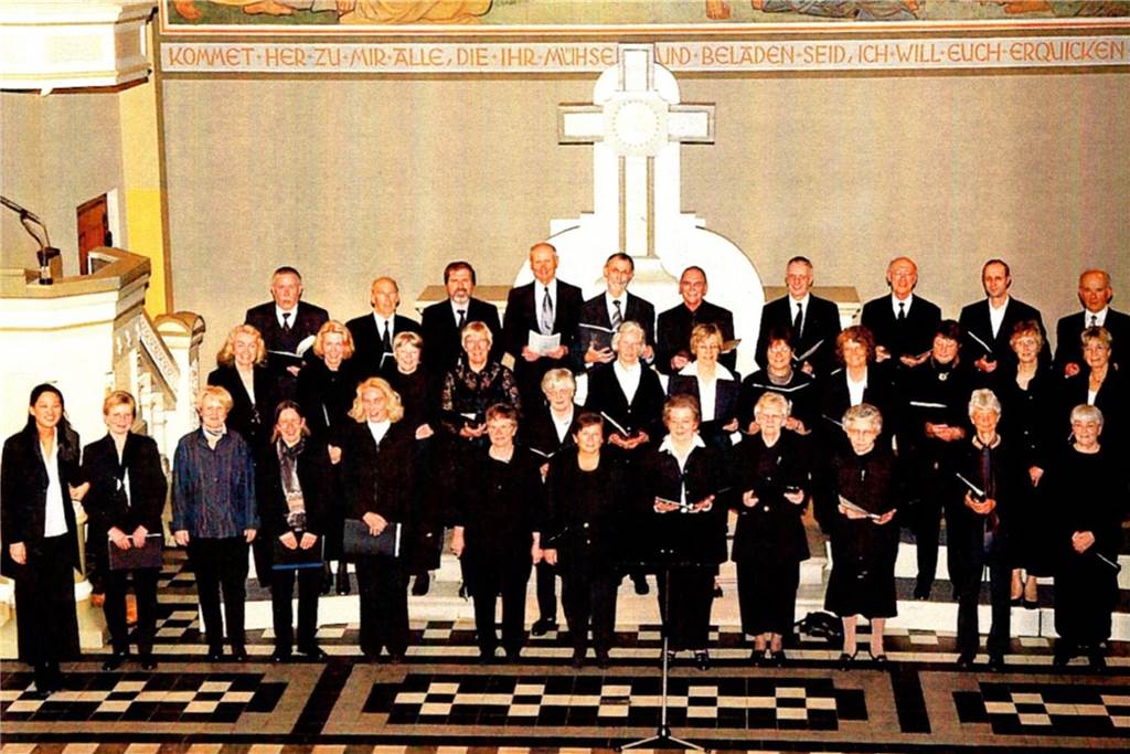 Jubiläumskonzert: Der Chor der Erlöserkirche feiert 50, Geburtstag Chor der Erlöserkirche im Jahr 2005