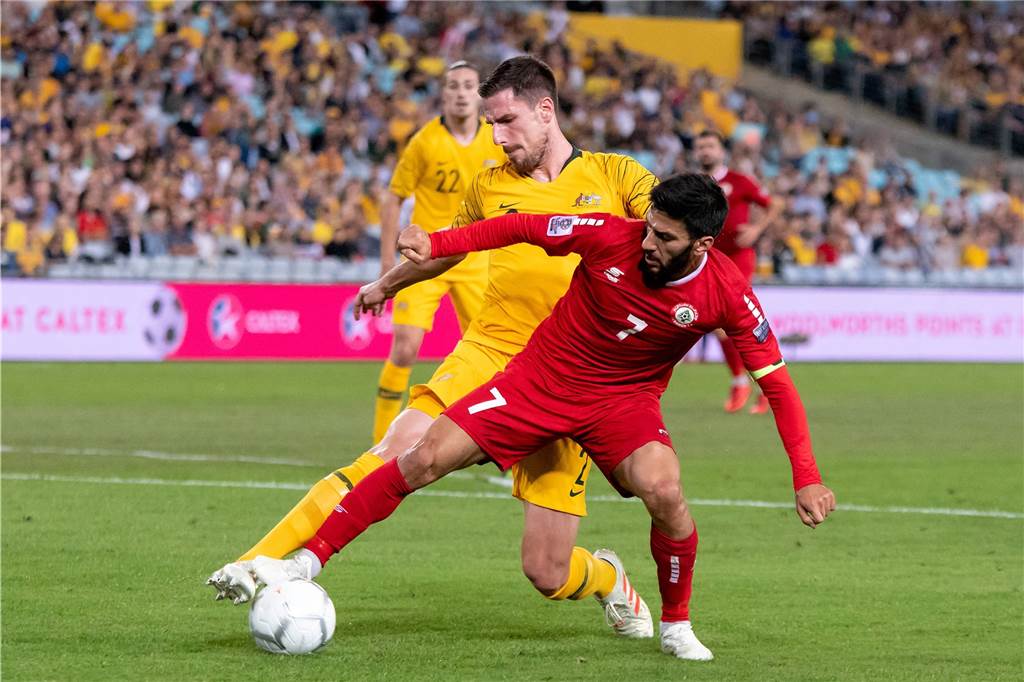Von Barkenberg in den Weltfußball: Hassan Maatouk ist Star der Netflix-Serie „Captains“ Hassan Maatouk im Länderspiel gegen Australien