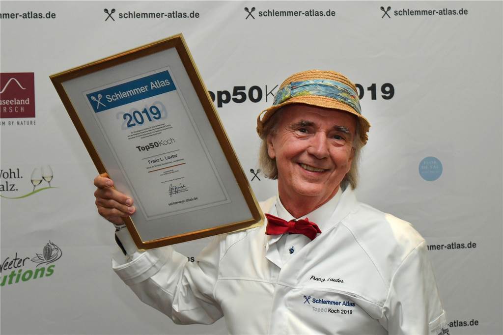 Dritter Titel für Künstler-Koch Franz Lauter und Zukunftspläne 2019 nahm Franz Lauter zum ersten Mal die Auszeichnung entgegen - in Hamburg.
