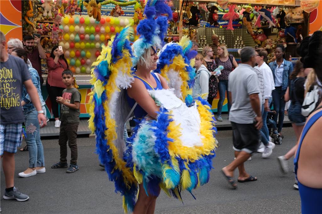 2019 sollte ein Samba-Dance-Festival der Kirmes zusätzliche Attraktivität verleihen.