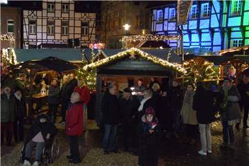 2019 tummelten sich noch Menschen auf dem Werner Weihnachtsmarkt.