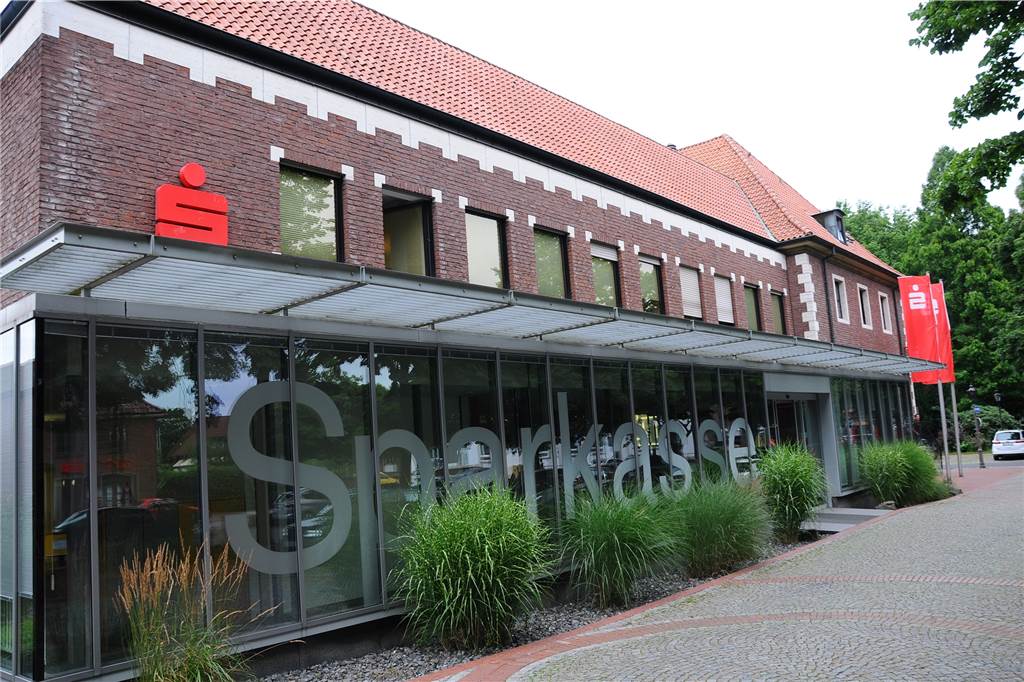 Stadtsparkasse Haltern: Mit dem Jahr 2022 geht eine Ära zu Ende Gebäude der Stadtsparkasse an der Koeppstraße in Haltern.