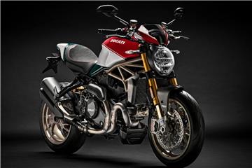 25 Jahre Ducati Monster: Von der Monster 1200 sollen nur 500 nummerierte Sonderausfertigungen entstehen. Foto: Giovanni De Sandre/Ducati