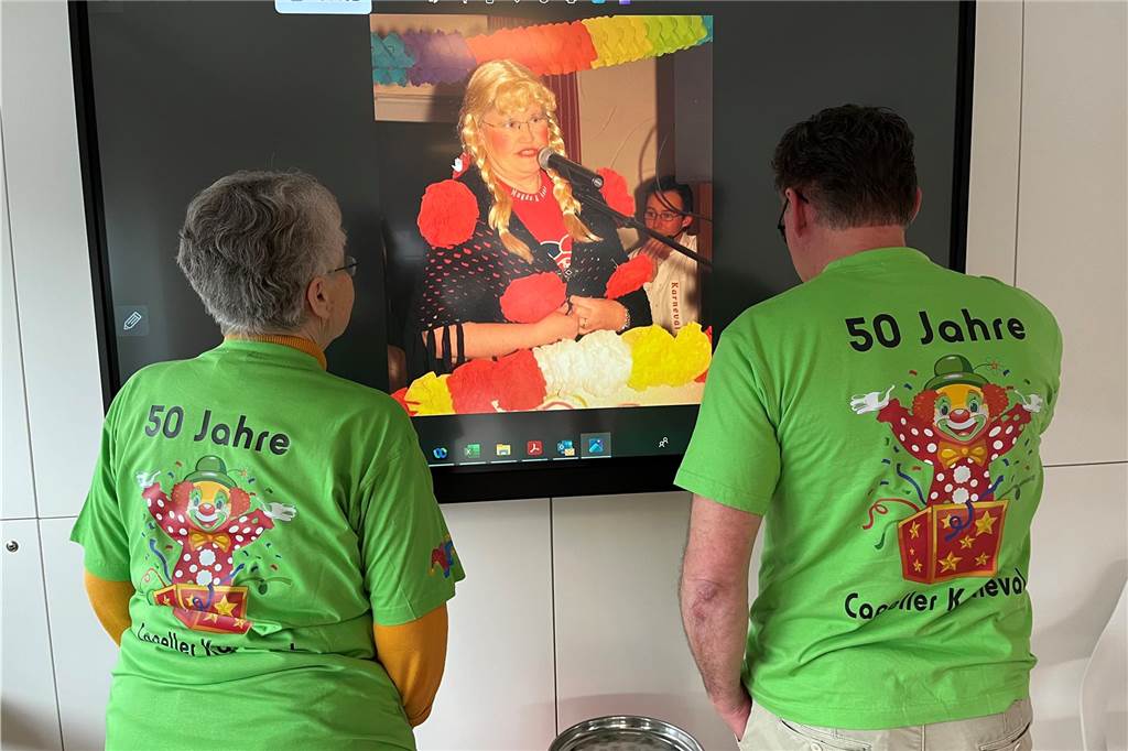 Karneval in Capelle wird 50: Barbara Thygs tritt noch einmal auf Barbara Thygs und Lothar Steinhoff.