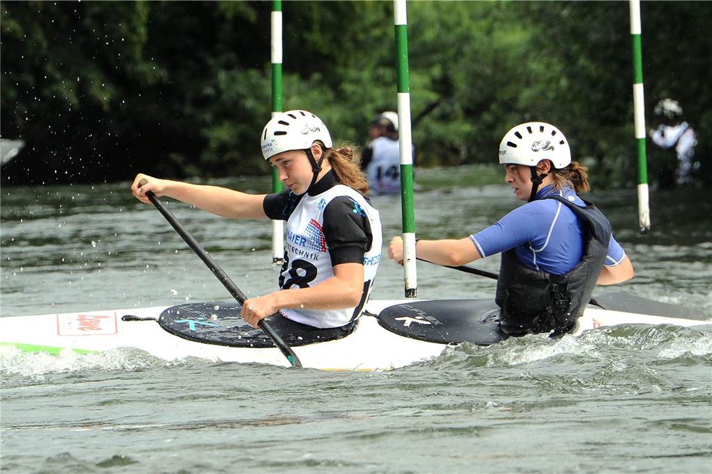 70. Schwerter Ruhrslalom des KVS SchwerteEllen Brieke - Andre Machate (KVS)