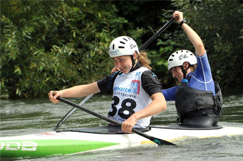 70. Schwerter Ruhrslalom des KVS SchwerteEllen Brieke - Andre Machate (KVS)