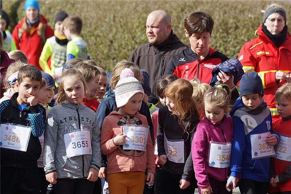 800 m Lauf U8: Kurz vor dem Start
