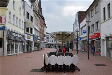 Ab Mittwoch wird es leer in der Fußgängerzone. Nur Lebensmittelgeschäfte, Drogeriemärkte und Apotheken sollen weiterhin öffnen dürfen.