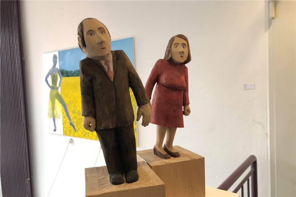 Neuer Verein KunstVest startet Kulturwoche mit sehenswerter Ausstellung "Ab und Zu" von Ljuba Stille