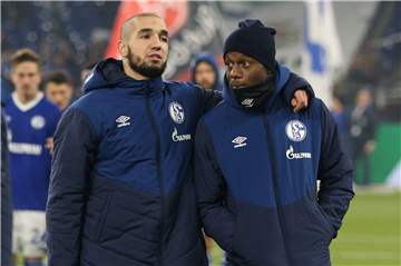 Abschied von Königsblau? Nabil Bentaleb (l.) und Hamza Mendyl.