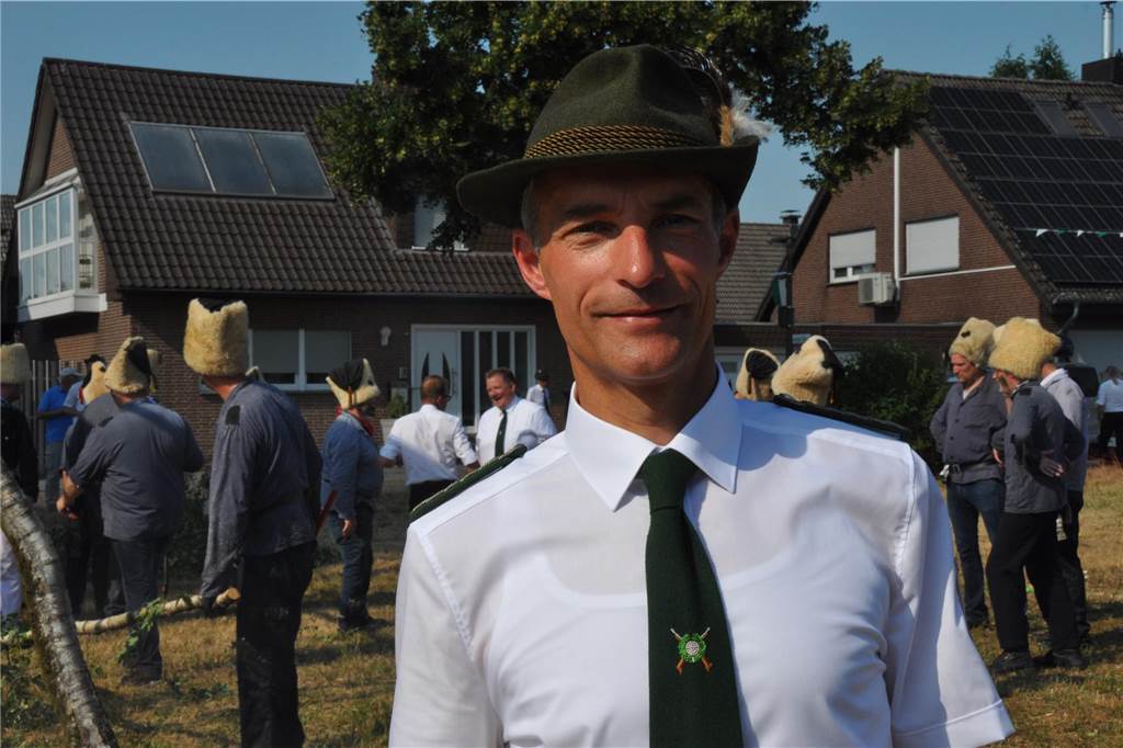 Achim Korste, Vorsitzender des Schützenvereins Hullern, erklärte im Video die Tradition rund um das Schanzenstürmen.