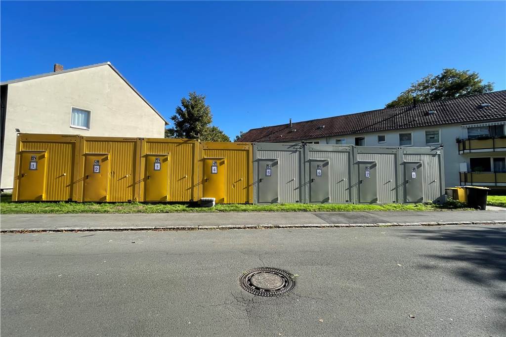 Dortmunder Quartier wird umgebaut: Maria Celner (79) soll im Container duschen Acht Ausweichbadezimmer stehen in der Thielenstraße