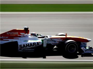 Adrian Sutil fuhr ordentliche Testzeiten. Foto: Alberto Estevez