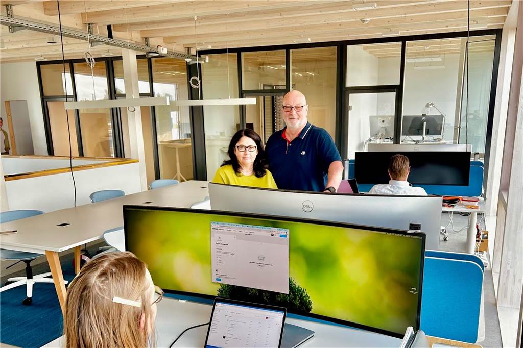 Gewerbegebiet Wandhofener Bruch: advantegy bezieht neuen Firmensitz Multispace-Konzept im Büro
