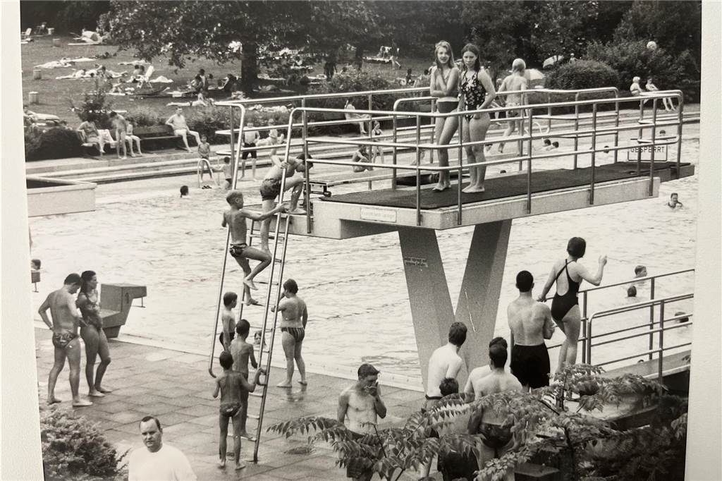 Älteres Foto aus dem Sythener Freibad