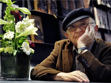 Aharon Appelfeld 2008 auf der Frankfurter Buchmesse. Foto: Frank May