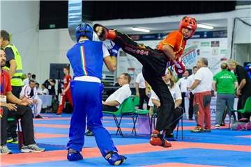 Ahmed Rmadan strebt den WM-Titel im Kickboxen an.