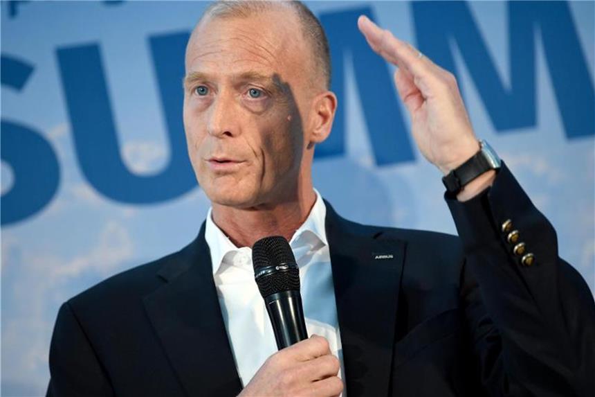 Triebwerks-Ärger quält Airbus zum Jahresstart Airbus-Vorstandschef Tom Enders. Foto: Britta Pedersen