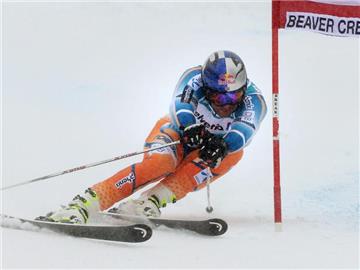 Aksel Lund Svindal gewann den Super-G in Gröden. Foto: Justin Lane