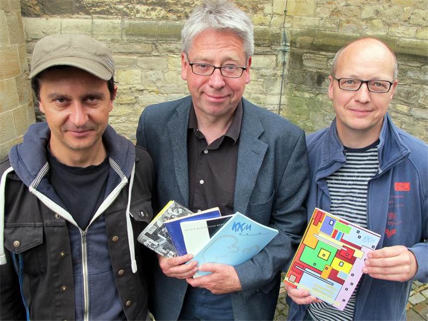 "Wir vermitteln Profis" Aktiv beim Verein Kultur Kooperative Münster (v.l.): Konrad Haller, Michael Kofort, Matthias Schröder. Der Verein existiert seit 30 Jahren, berät und vernetzt Künstler und empfiehlt sie für Veranstaltungen.