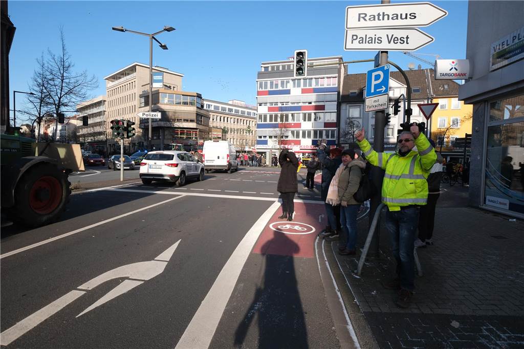 Bauerndemo am 8.1.2024 in Recklinghausen