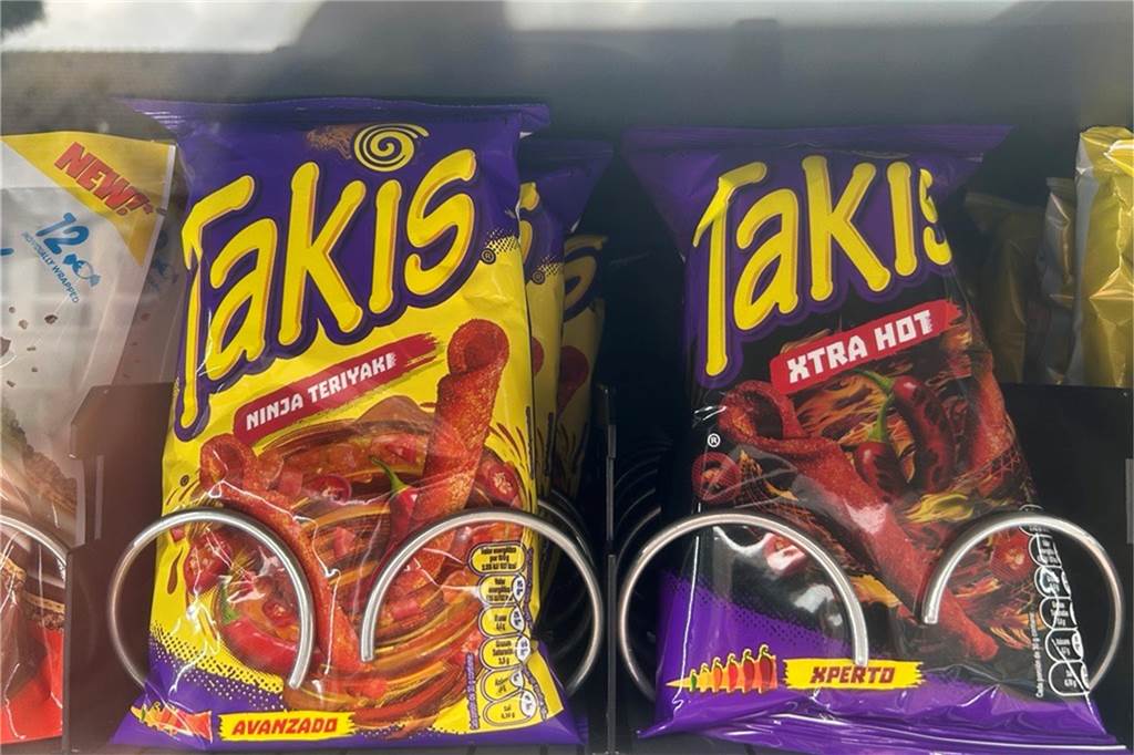 Takis und Co. weiter in Snackautomat: Bundesamt warnt vor Chips-Snack Aktuell befinden sich zwei Sorten der Marke "Takis" im Snackautomaten an der Zwillbrocker Straße.