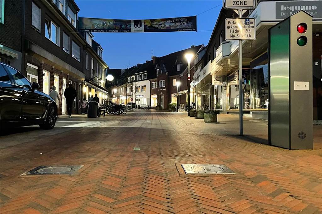 Automatische Polleranlage an Mühlenstraße aktuell außer Betrieb die Polleranlage in der Mühlenstraße