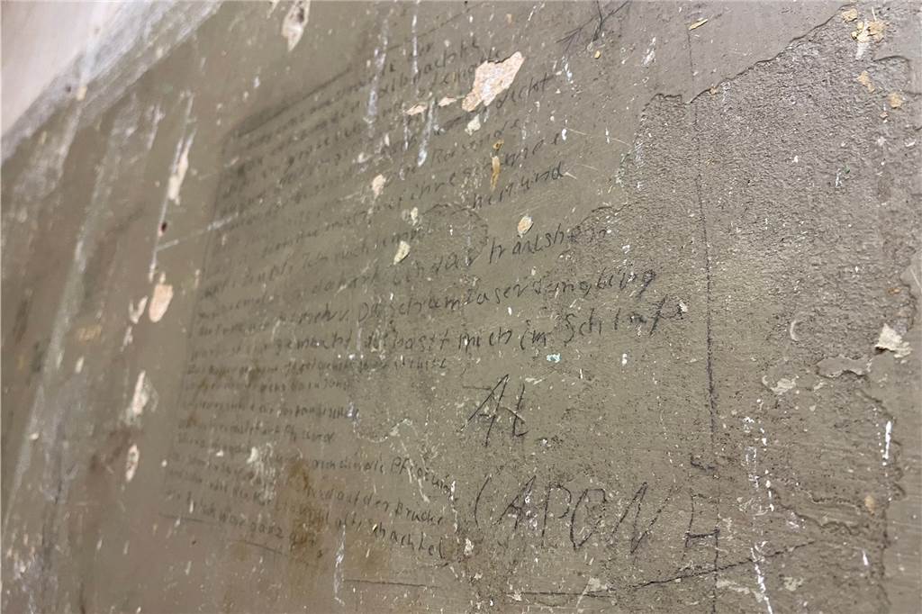 Mysteriöse Graffiti: Wie Al Capone ins Gefängnis nach Vreden kam Al Capone hat sich an mehreren Stellen im alten Gefängnis verewigt.
