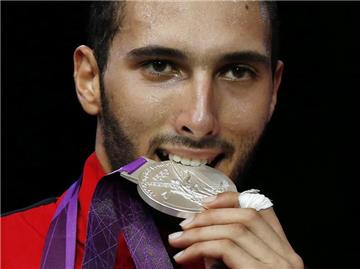 Alaaeldin Abouelkassem ist in der olympischen Geschichte der erste Medaillengewinner seines Kontinents im Fechten. Foto: Jonathan Brady