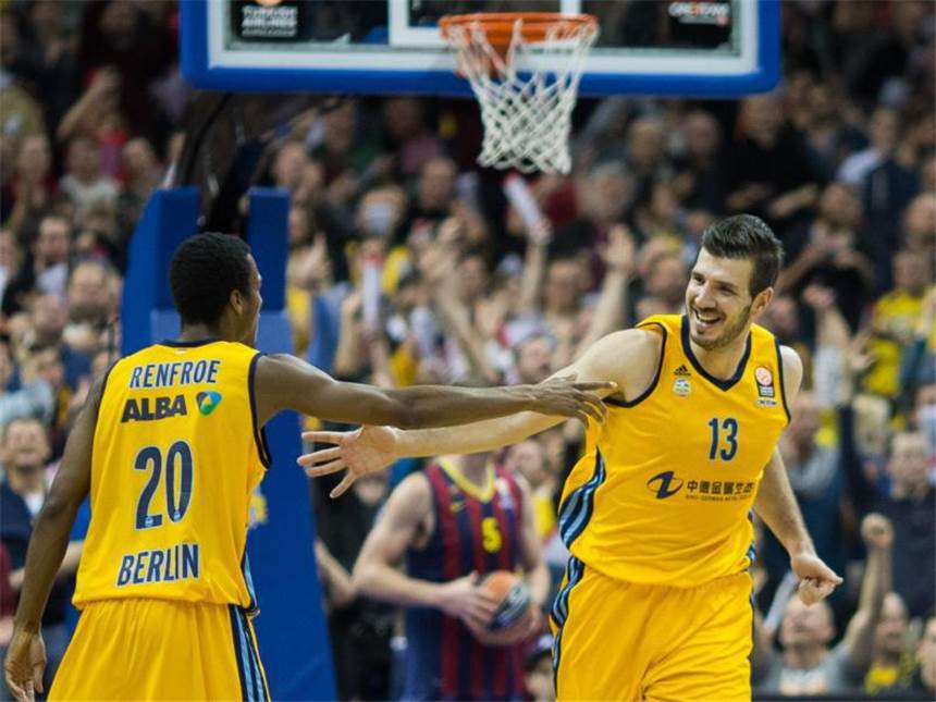 ALBA feiert Barcelona-Coup: «Wir haben die dominiert» ALBA Berlin gewann überraschend gegen den FC Barcelona. Foto: Lukas Schulze