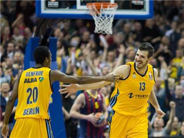 ALBA Berlin gewann überraschend gegen den FC Barcelona. Foto: Lukas Schulze