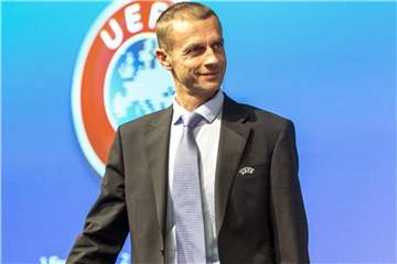 Aleksander Ceferin ist von seinem slowenischen Heimatverband zur Wiederwahl an der Spitze der Europäischen Fußball-Union nominiert worden. Foto: Leo Duperrex/KEYSTONE