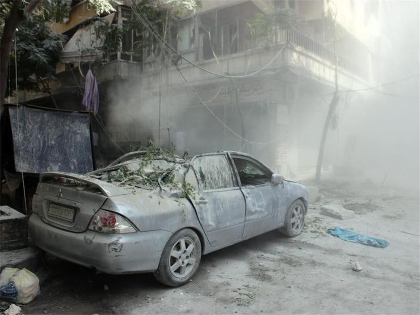 Russland verteidigt Luftangriffe auf Aleppo Aleppo erlebte in den vergangenen Tagen die heftigsten Angriffe seit Beginn des Bürgerkriegs 2011. Foto: Stringer