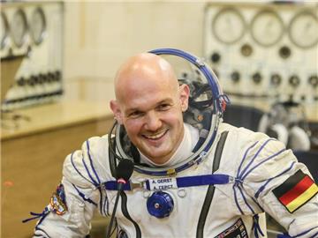 Alexander Gerst bleibt ein halbes Jahr auf der ISS. Foto: Sergei Ilnitsky