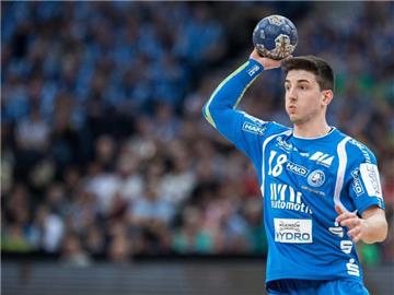 Alexander Hermann vom Bergischen HC hielt die Partie gegen Flensburg mit seinen sieben Treffern lange offen. Foto: Lukas Schulze