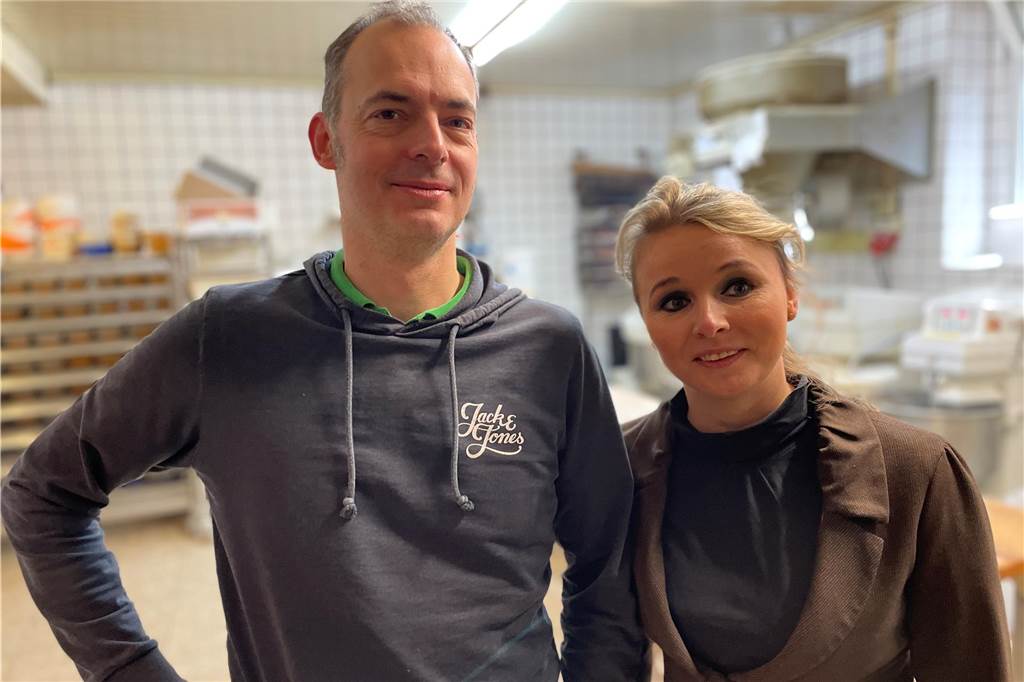 Kampf der Bäckereien in Ickern: Gerücht um Marokkaner – Kortmann baut aus Alexander und Isabel Auffenberg in ihrer Backstube an der Vinckestraße in Ickern.