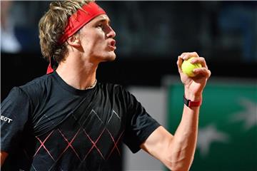 Alexander Zverev erreichte in Rom die Vorschlussrunde. Foto: Ettore Ferrari/ANSA